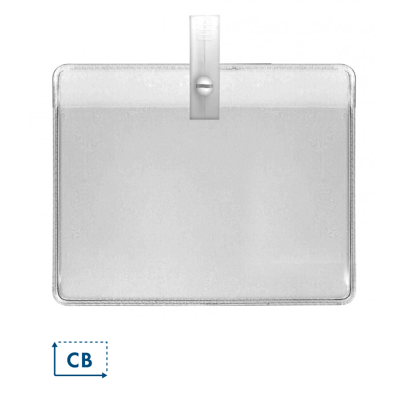 Durable - Porte-badge blanc - 54 x 87 mm Pas Cher